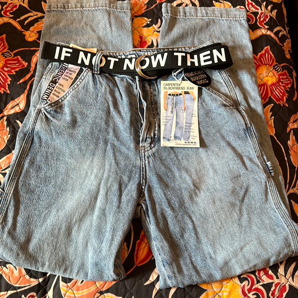 S.O.N.G. Denim Carpenter 90’s Style Boyfriend Jean!